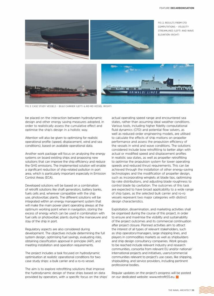 RETROFIT55 PROJECT FEATURED IN THE NAVAL ARCHITECT MONTHLY MAGAZINE 2 1713867109105